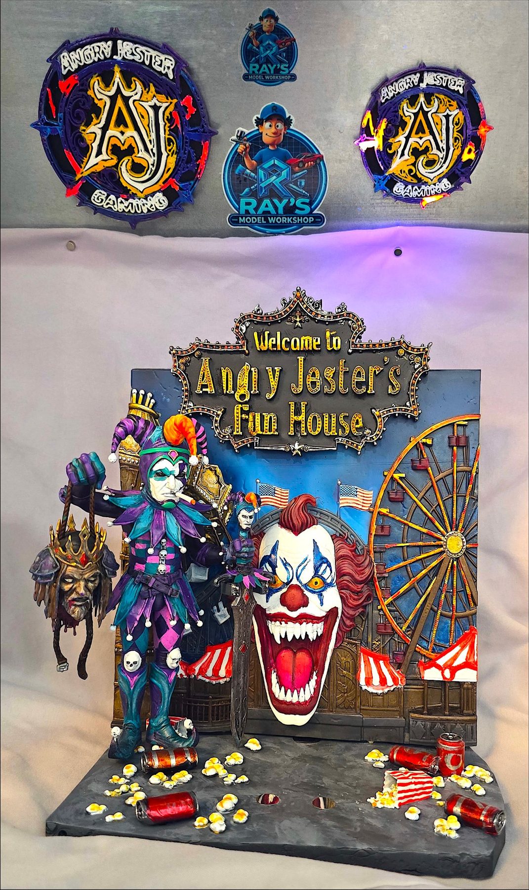 Angry Jester's Fun House diorama