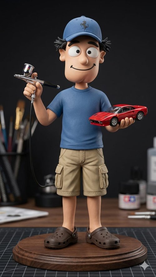 Ray custom figurine